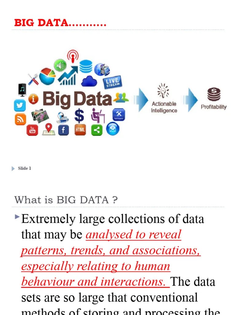 Big Data Presentation | PDF | Big Data | Information