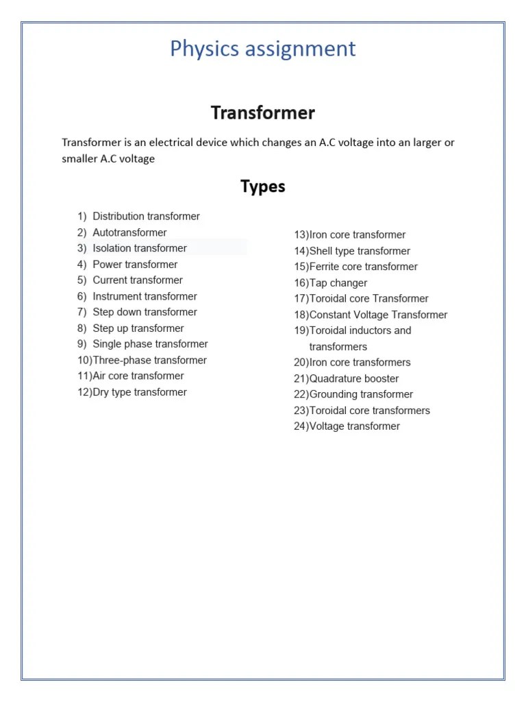 Transformer | PDF | Transformer | Alternating Current