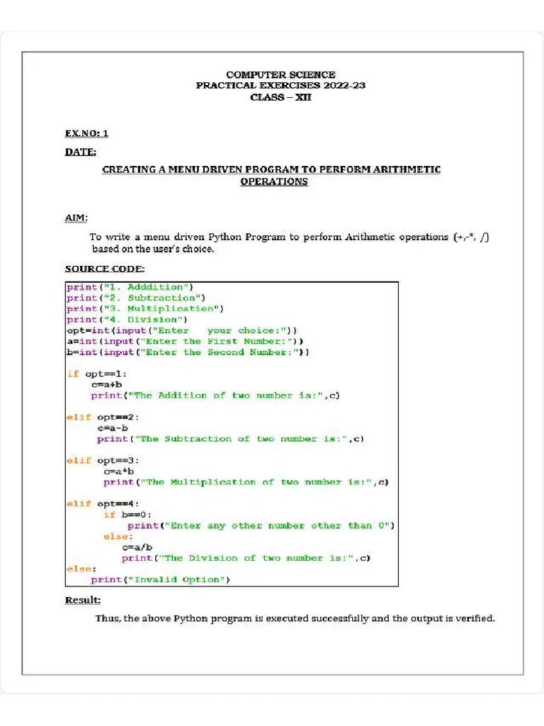 Computer Class 12 Project | PDF