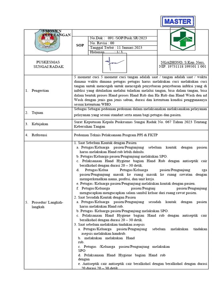 5 Momen Cuci Tangan | PDF