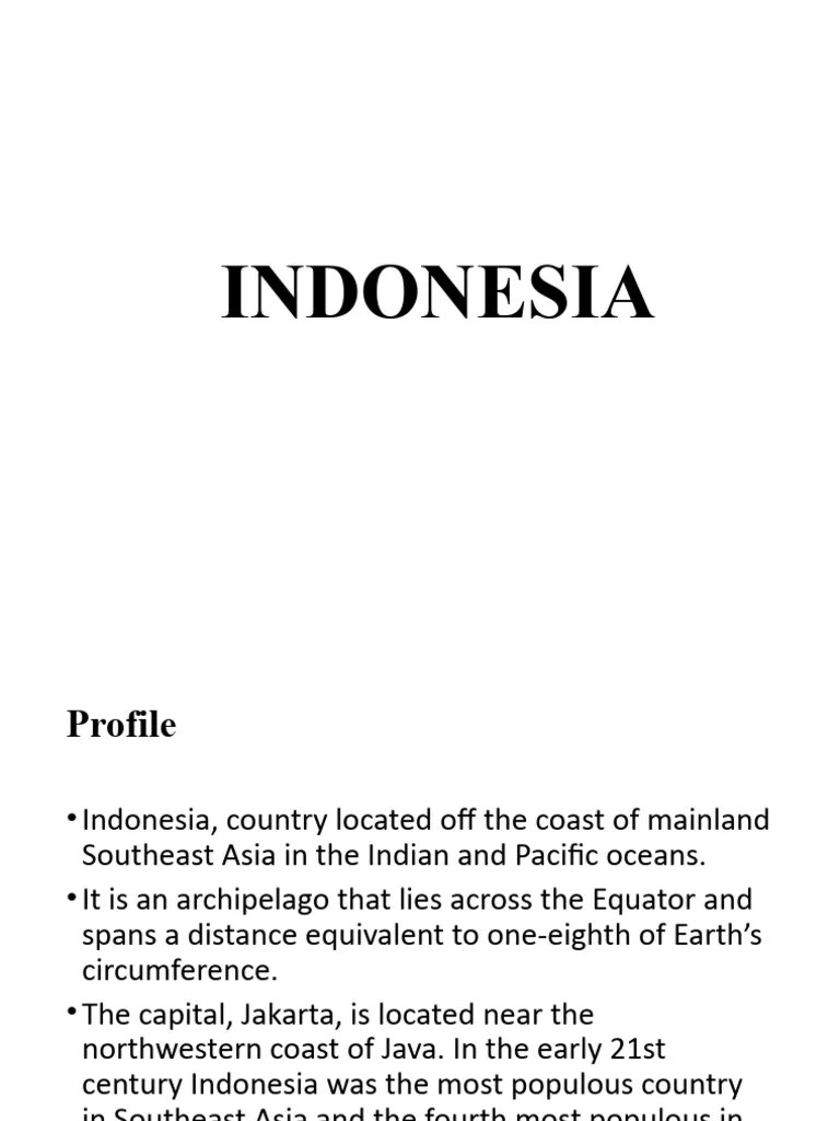 INDONESIA | PDF | Indonesia | Malaysia