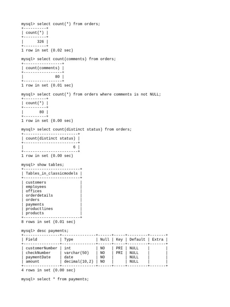 SQL Day 1.5 | PDF | Data | Information Retrieval