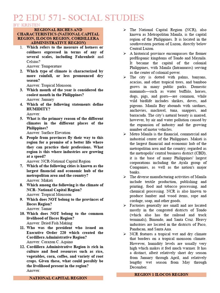 P2 Social Studies | PDF | Rain | Earth Sciences