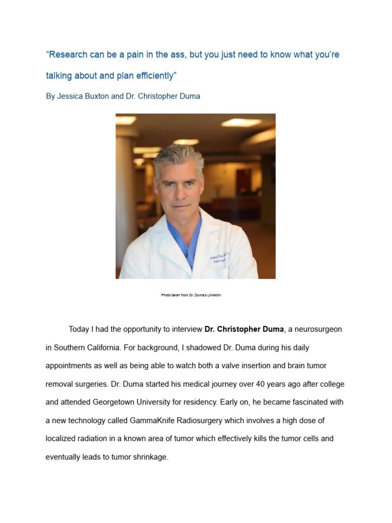 Interview Assignment Writing In Biological Sciences Pdf Medicine