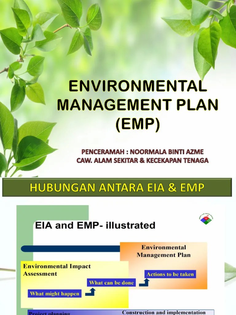Environmental Management Plan (EMP) | PDF