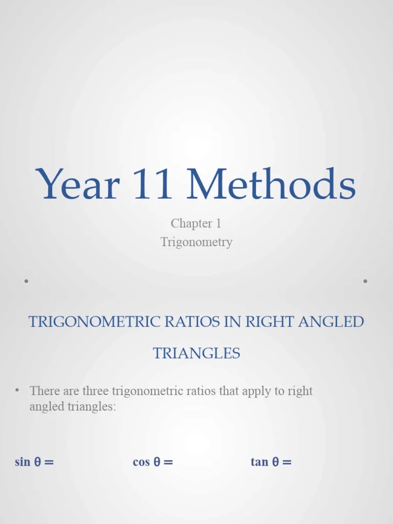 Chapter 1 - Trigonometry | PDF | Trigonometric Functions | Trigonometry