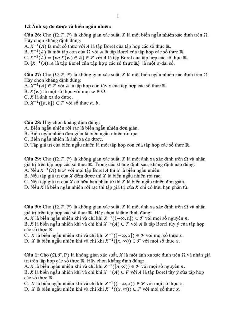 Mid Exam Random Variables | PDF