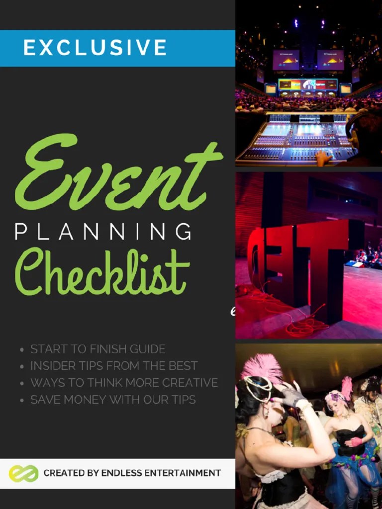 Event Planning Checklist | PDF | Social Media | Popular Culture & Media ...