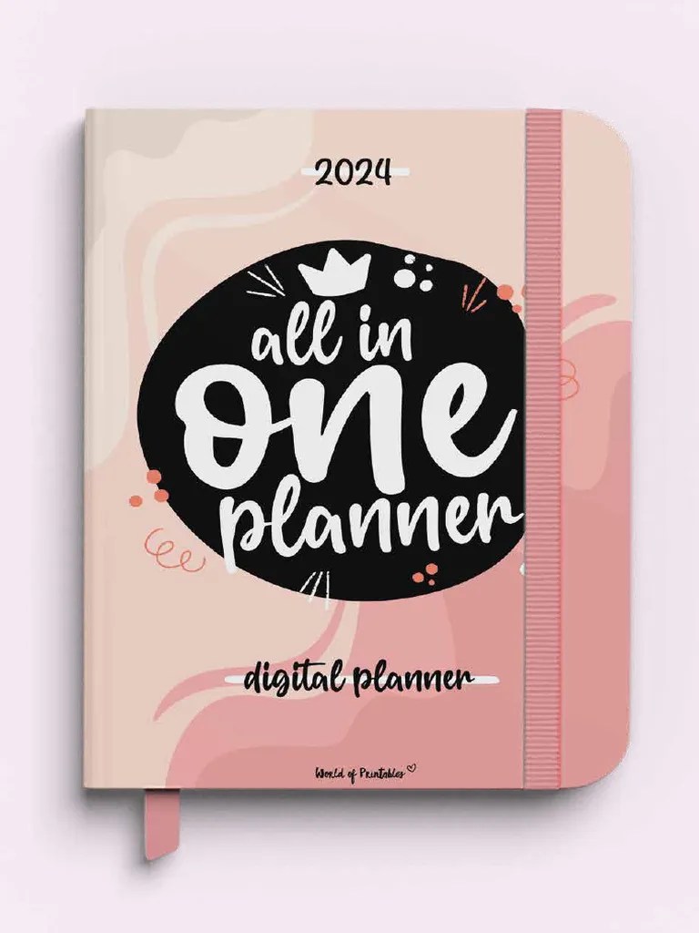 2024 Digital Planner - All In One - World Of Printables | PDF