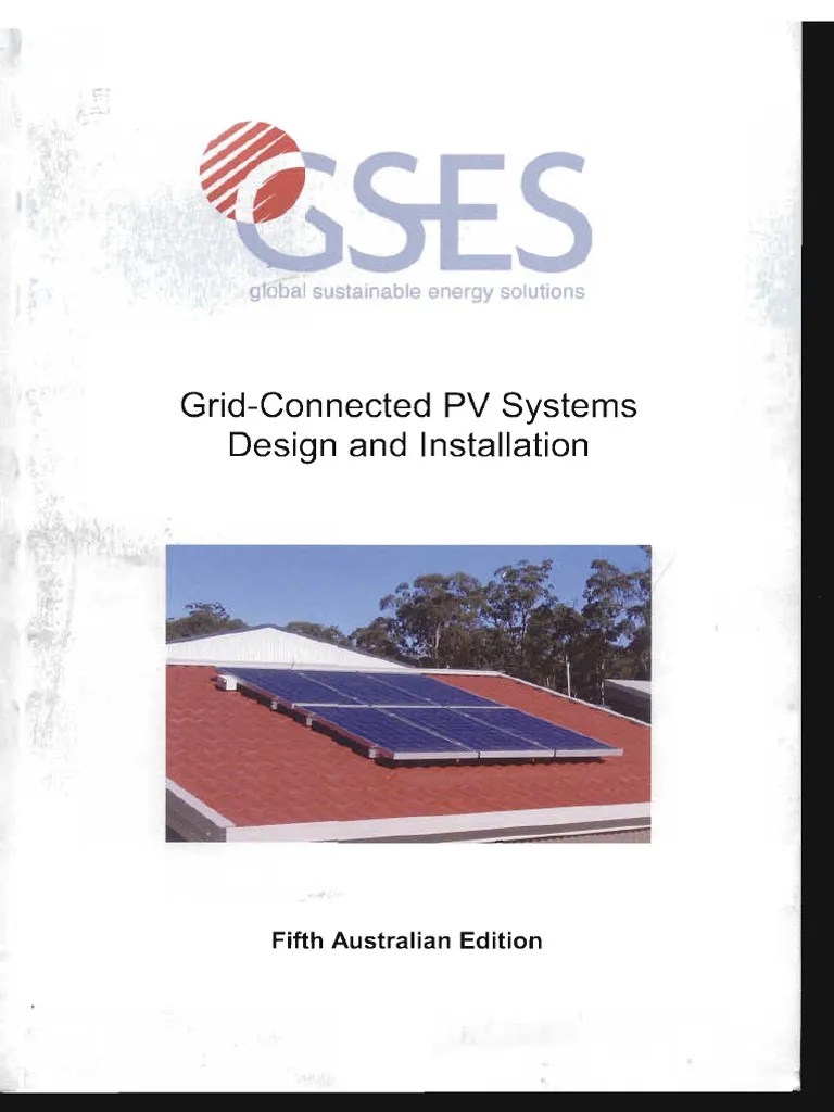 GridConnected PV Systems Design And Installation PDF | PDF ...
