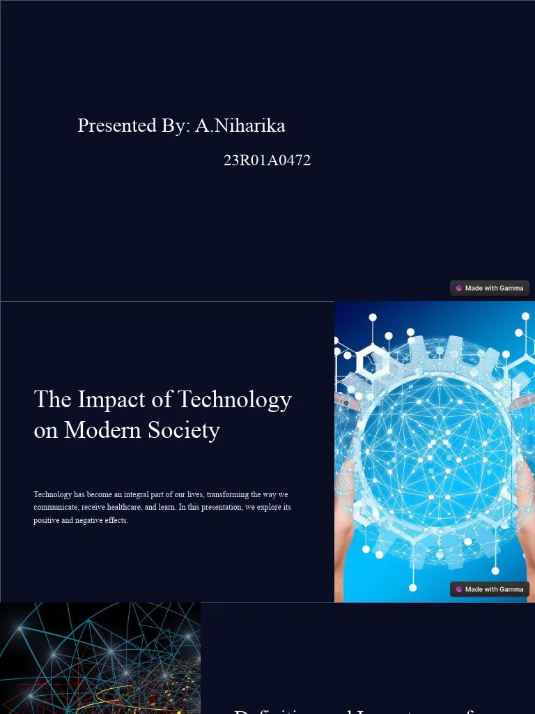 The Impact Of Technology On Modern Society | PDF | Health Care