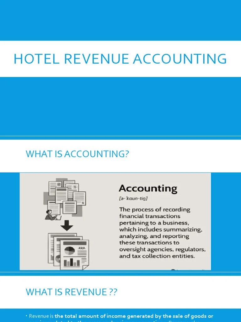 Hotel Revenue Accounting (Chapter 1) | PDF | Discounts And Allowances | Revenue