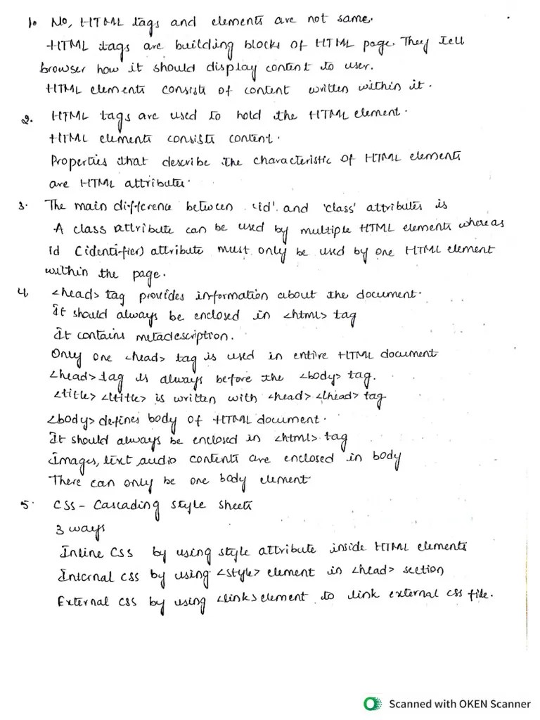 HTML Assignment | PDF