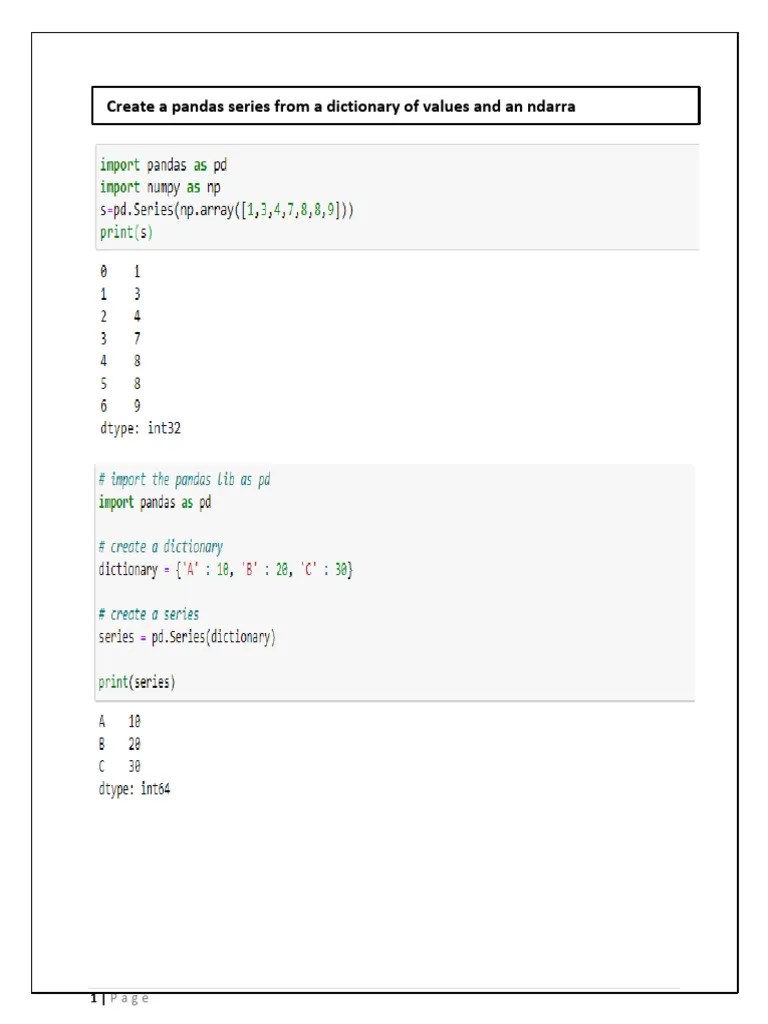 Class 12 Practical File Informatics Practices - Unlocked | PDF ...