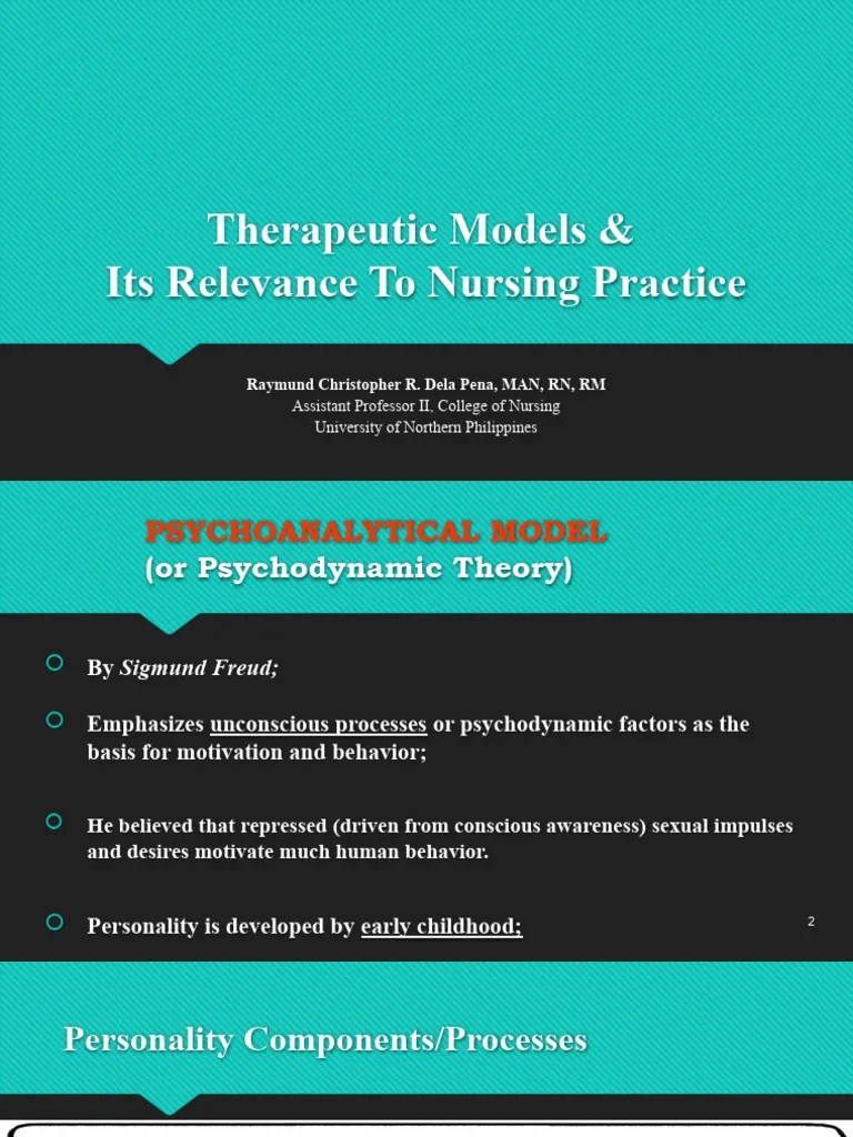 Therapeutic Models | PDF | Unconscious Mind | Psychology