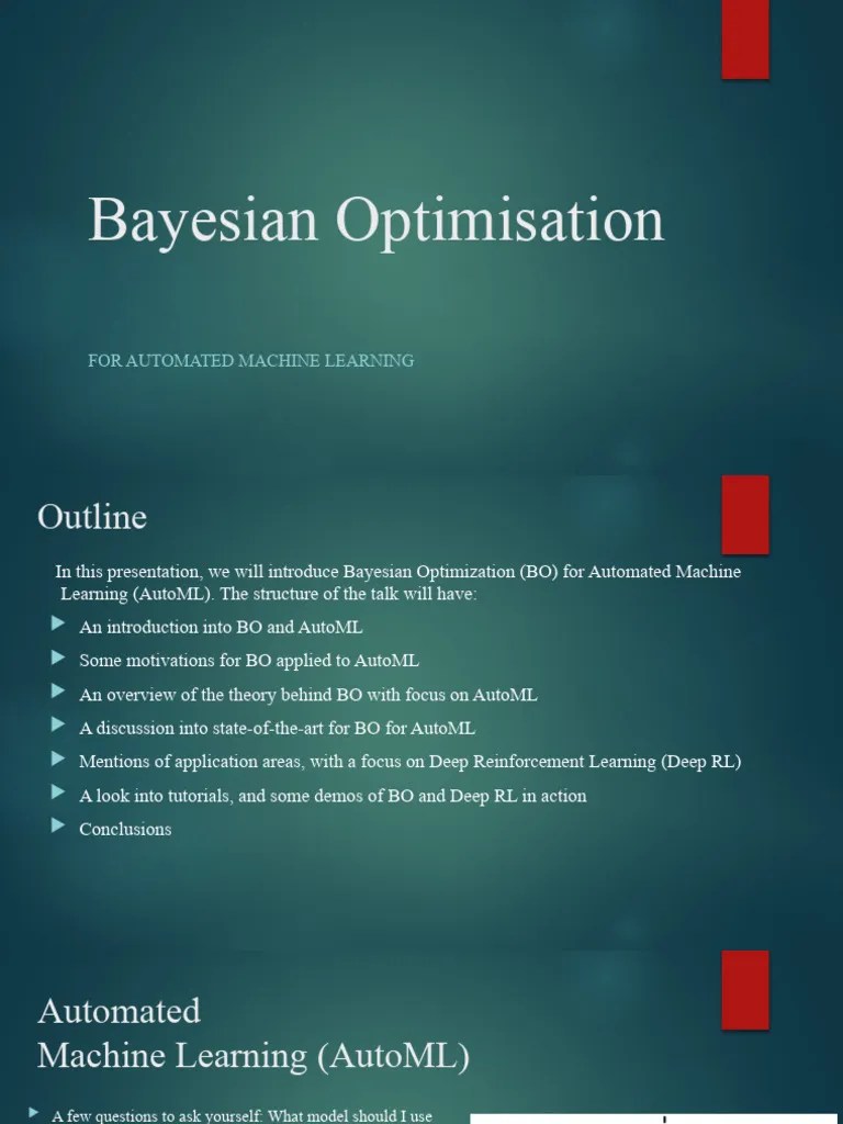 Bayesian Optimisation (AutoML) | PDF | Machine Learning | Mathematical ...