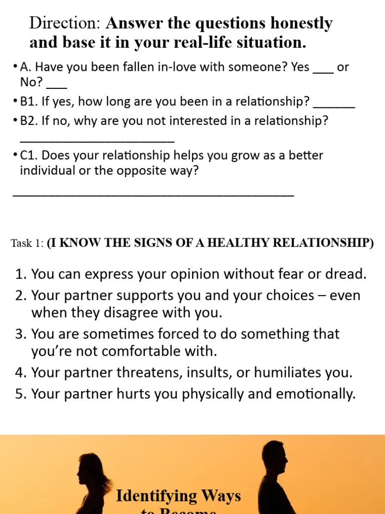 Healthy Relationship | PDF | Self-Improvement