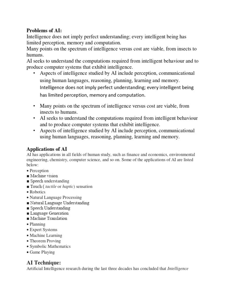 Ai Mod 1 Pat2 | Download Free PDF | Artificial Intelligence | Intelligence (AI) & Semantics