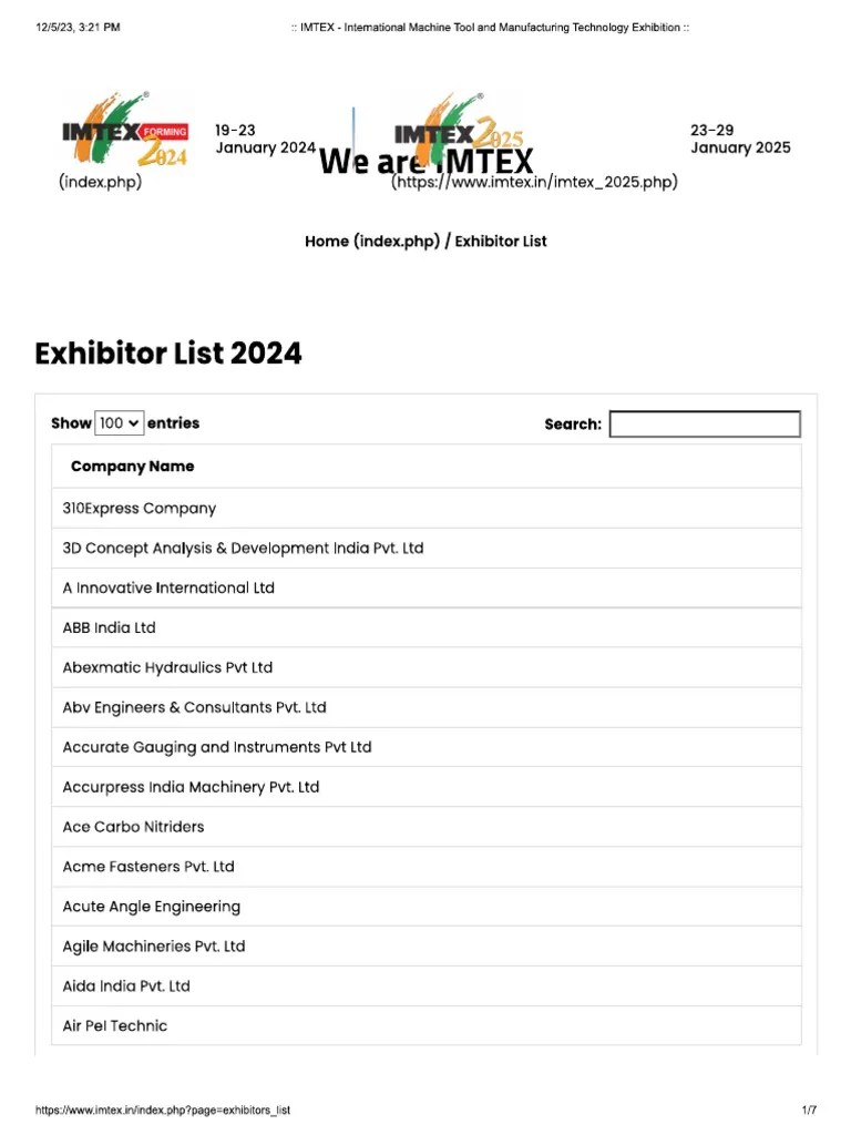 Imtex 2025 Exhibitor List - Zara Heera