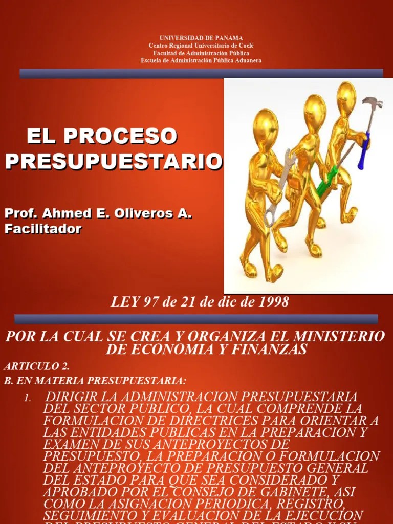 El Presupuesto Público Una Herramienta Fundamental En La Gestión ...