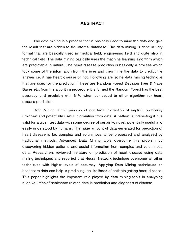 Effective Heart Disease Prediction Using Data Mining Technique | PDF | Machine Learning | Data ...