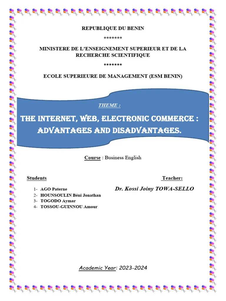 The Internet, The Web, And E-Commerce | PDF | E Commerce | Internet