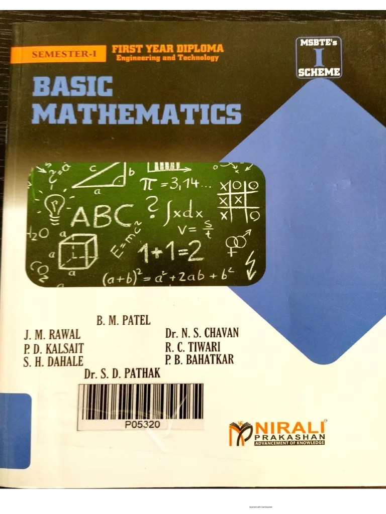 Basic Mathematics 1st Sem | PDF