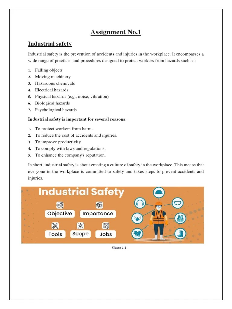 Assignment No1 | PDF | Occupational Safety And Health | Safety