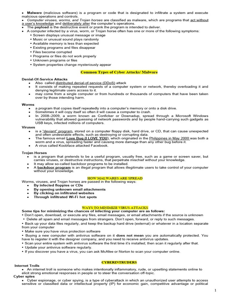 Module 5-6 | PDF | Malware | Computer Virus