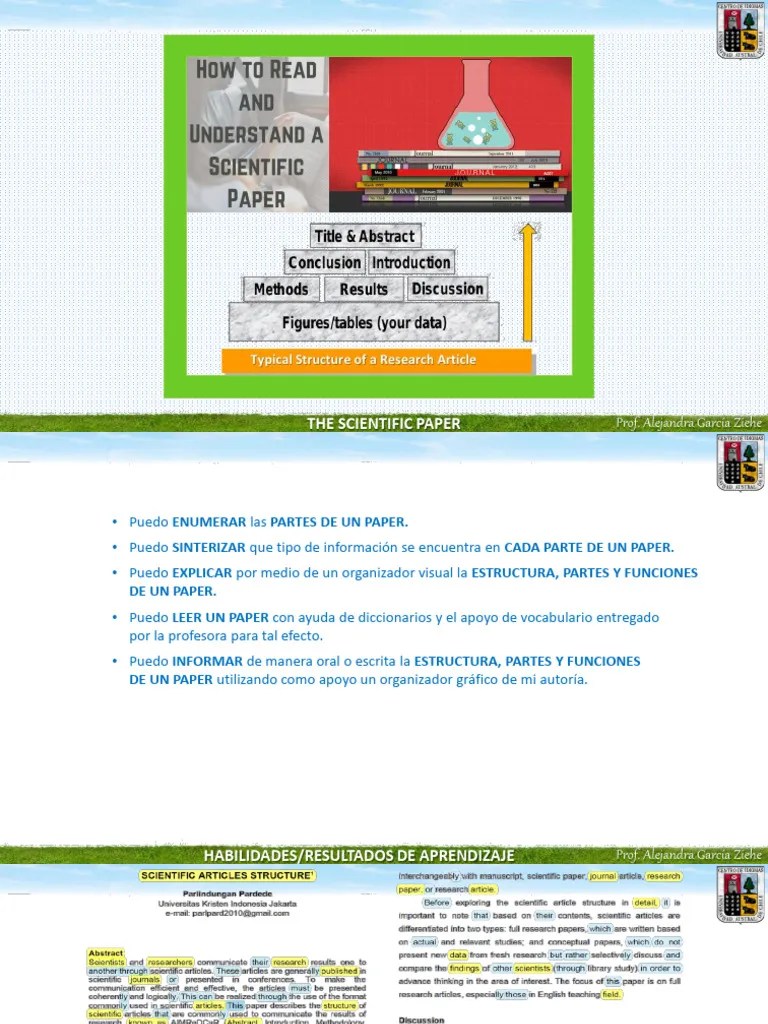 The Scientific Paper | PDF