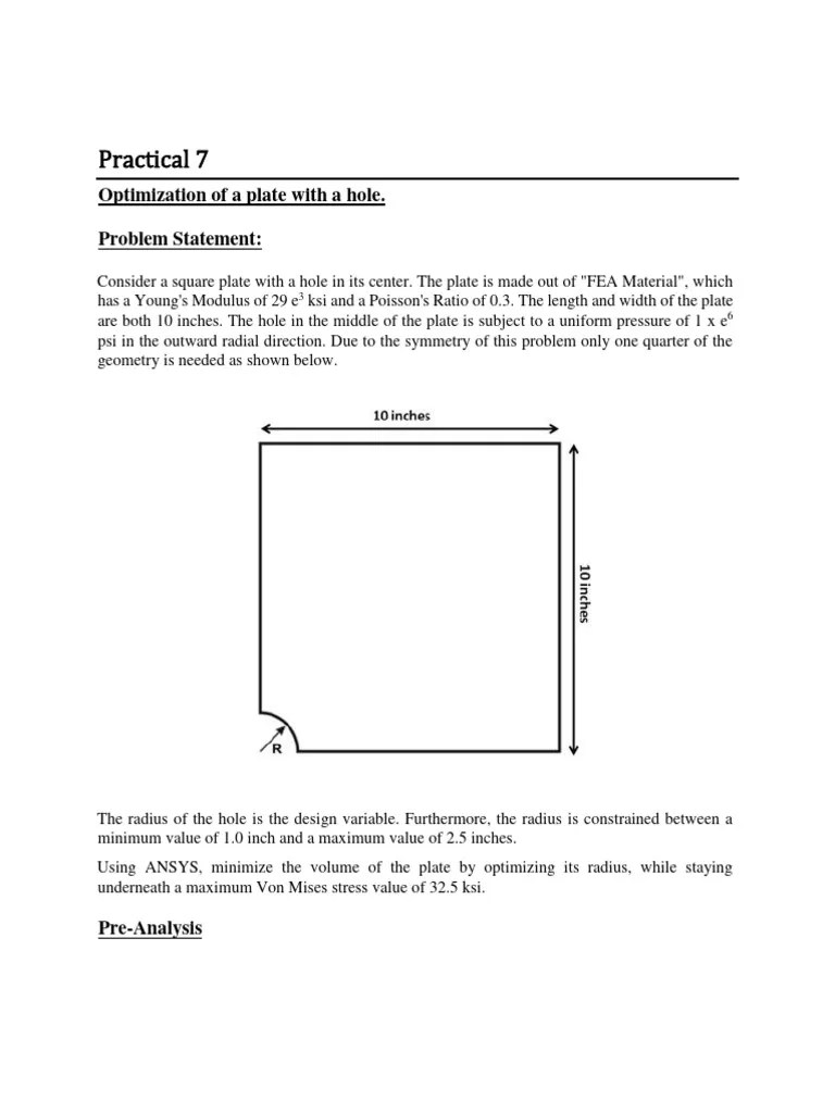 Practical 07 - FEA | PDF | Mathematical Optimization | Finite Element ...