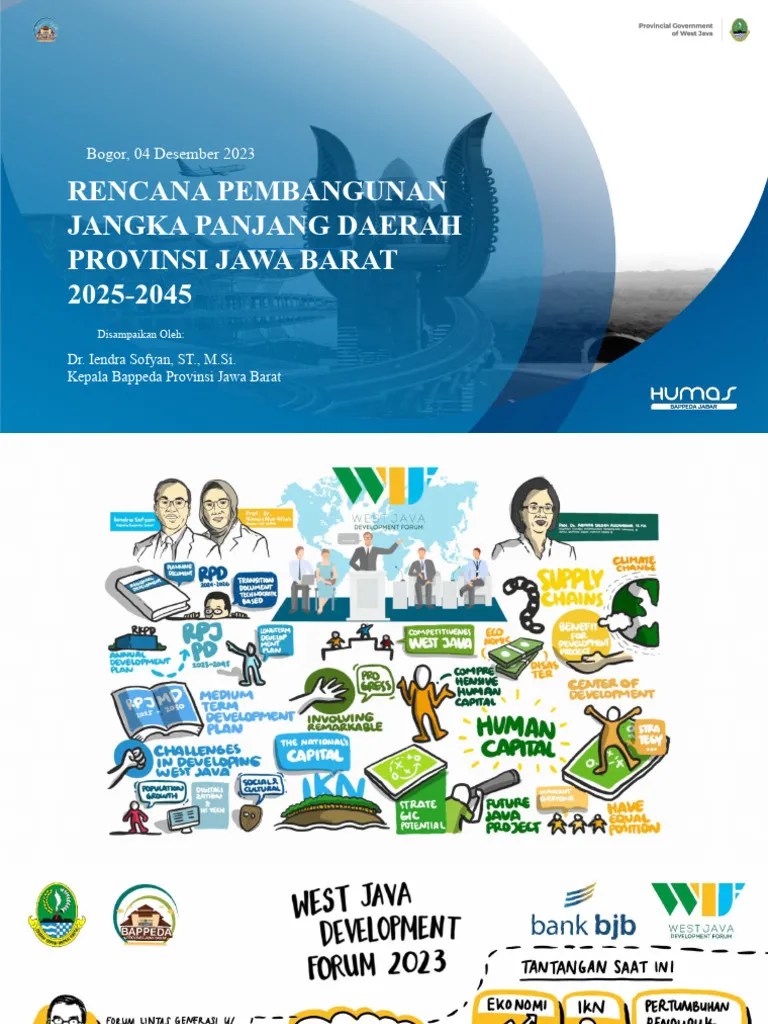 Rancangan Awal RPJPD 2025-2045 - FKP RPJPD Kab Bogor-Koreksi | PDF