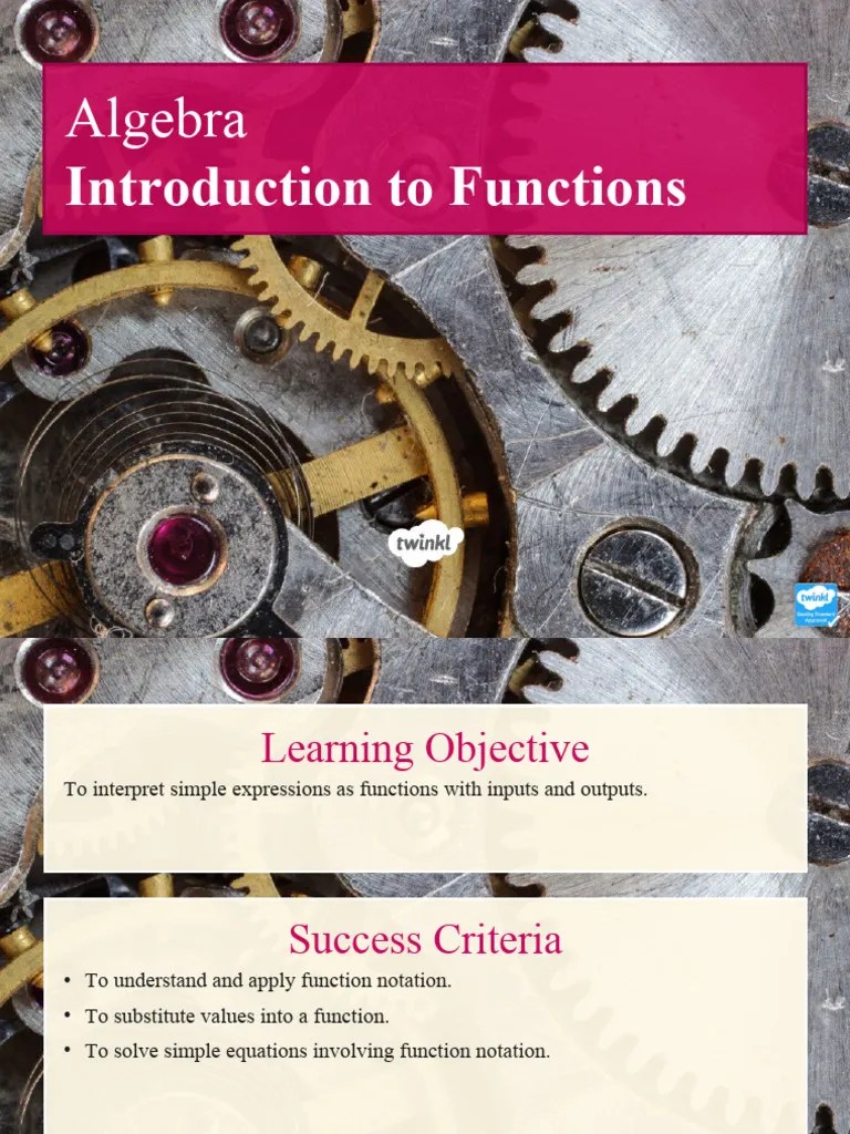 Introduction To Functions | PDF