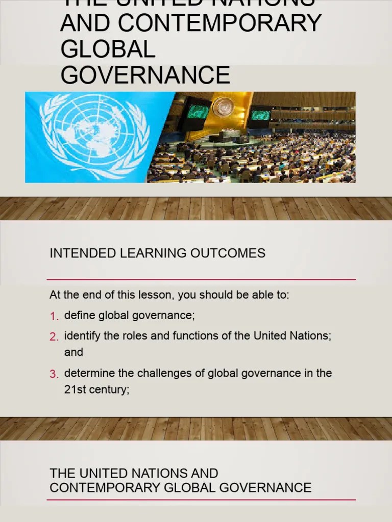 The United Nations - Final | PDF | United Nations | International Relations