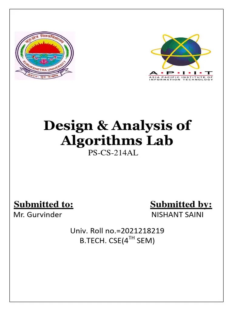 Daa File | PDF | Algorithms | Theoretical Computer Science