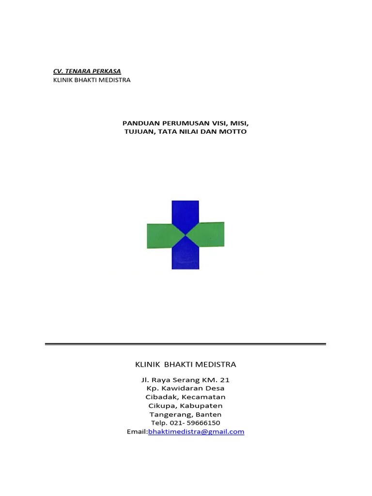 000 Panduan Penyusunan Visi Misi | PDF