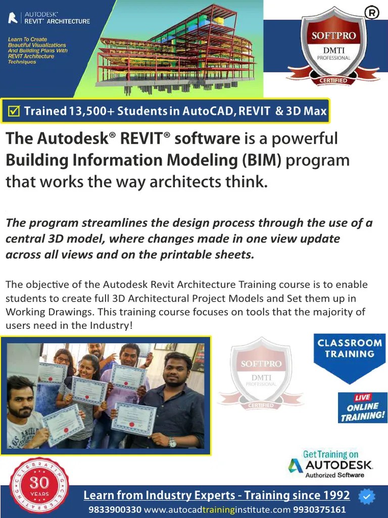 Revit Architecture New Syllabus | Download Free PDF | 3 D Computer ...