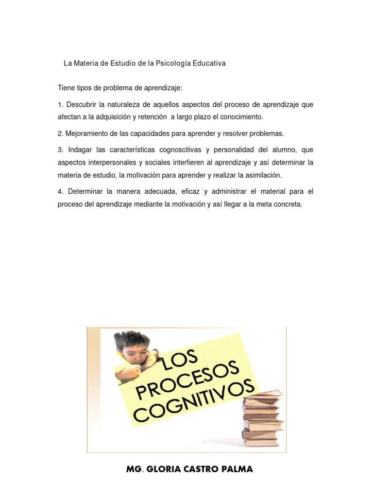 Sem 2 - PPT-Factores Cognitivos En El Apdje 02-Ps. Edu. | PDF ...