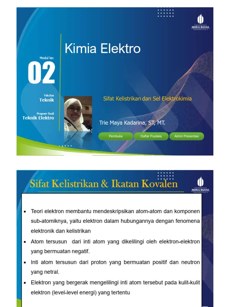 Modul 2 Kimia Elektro | PDF