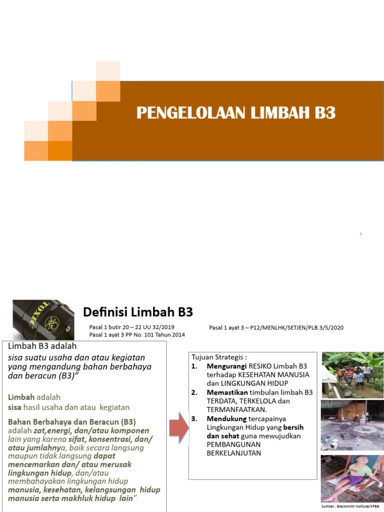 Pengelolaan Limbah B3 - 2021 | PDF