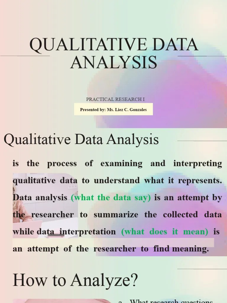 Qualitative Data Analysis | Download Free PDF | Data Analysis | Analysis
