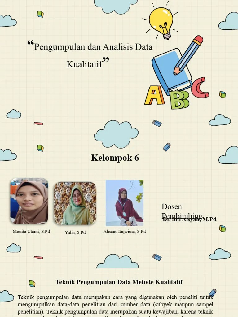 Analisis Pengumpulan Data Kualitatif Dan Analisis Data Kualitatif | PDF