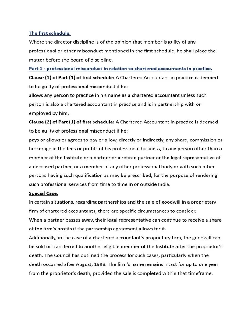 CA Final Professional Ethics | PDF | Accountant | Audit