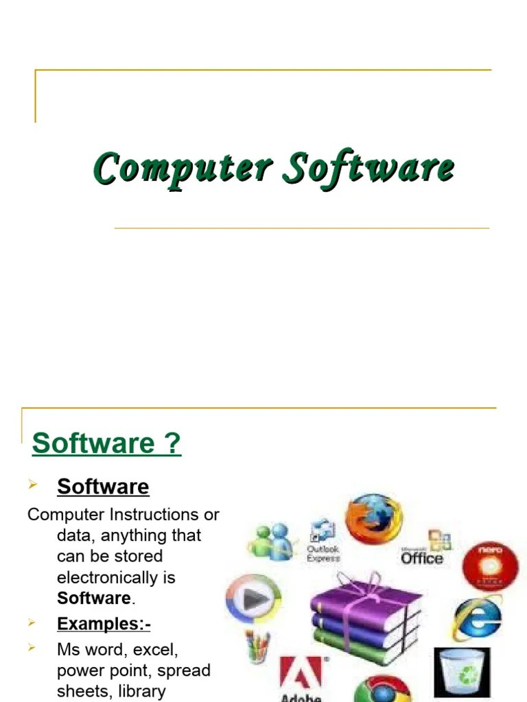 Computer Software | PDF | Application Software | Software