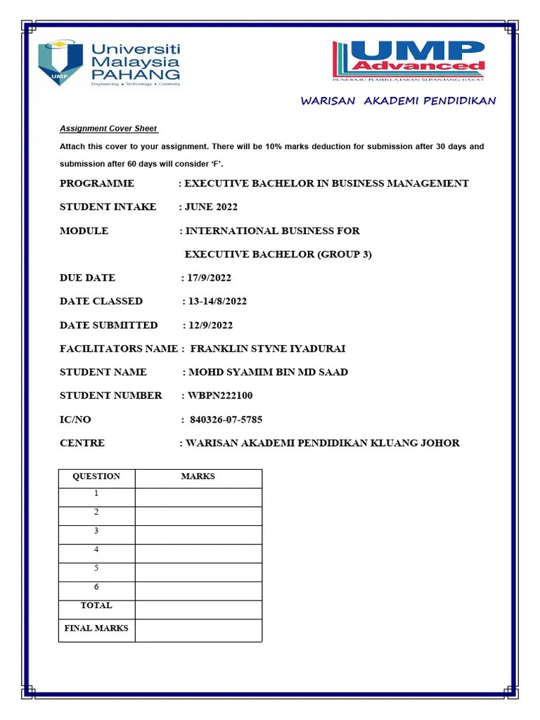 International Business, Assignment | Download Free PDF | Petroleum ...