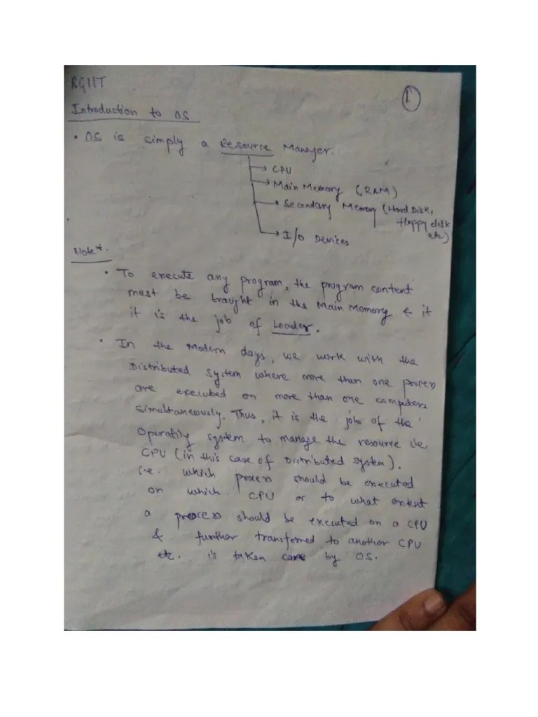 Introduction To OS | PDF