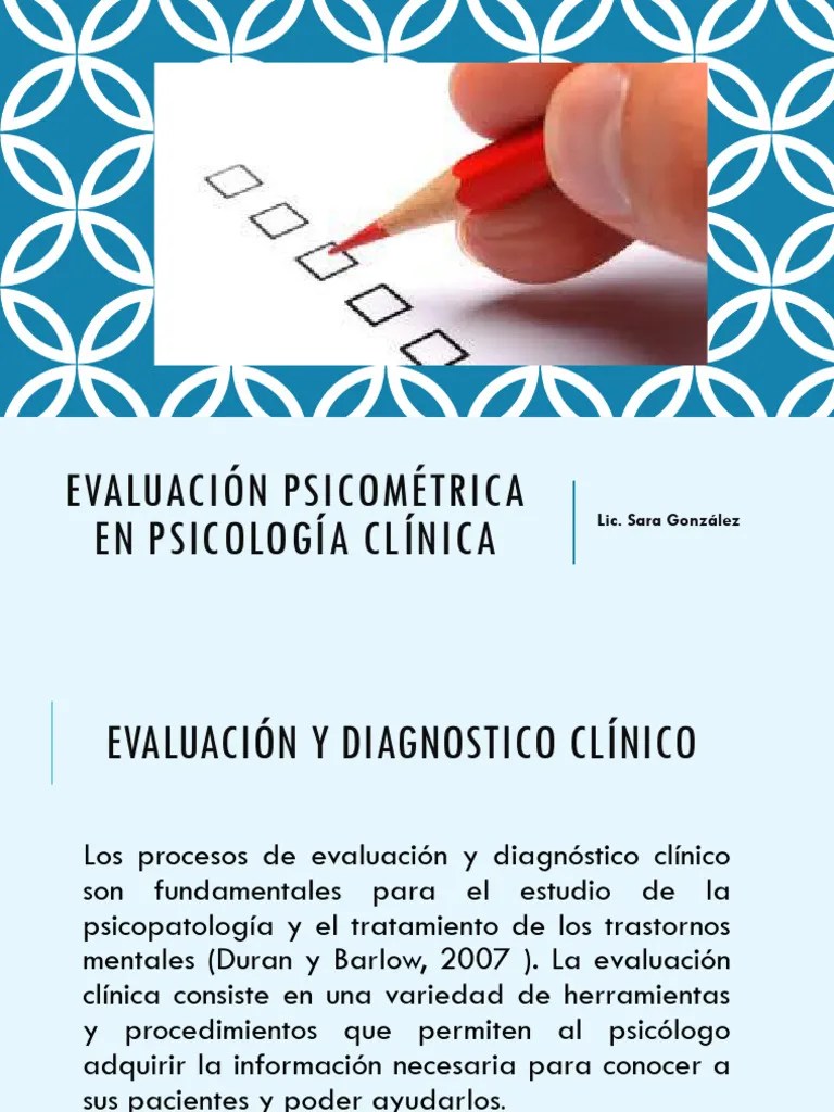 Evaluación Psicometríca - Unidades De Medición Psicológica | PDF ...
