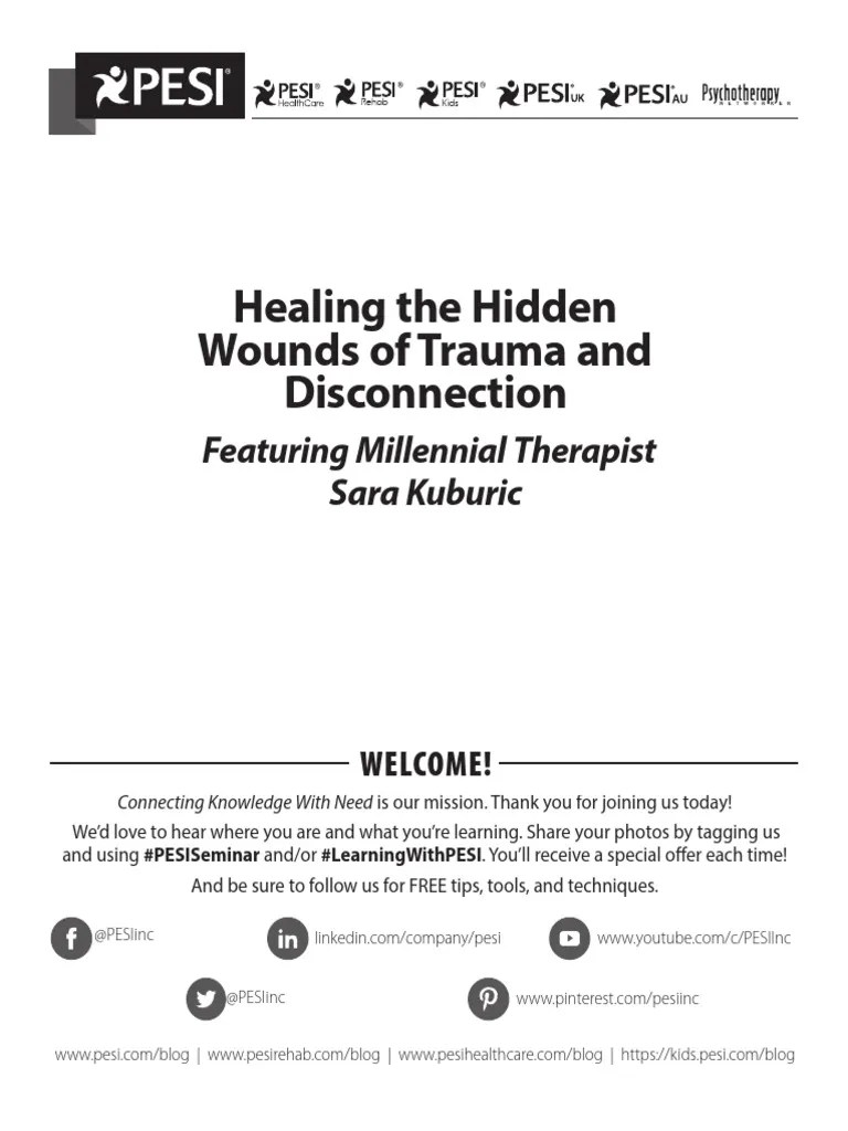 Hidden Wounds Of Trauma | PDF | Psychotherapy | Existentialism