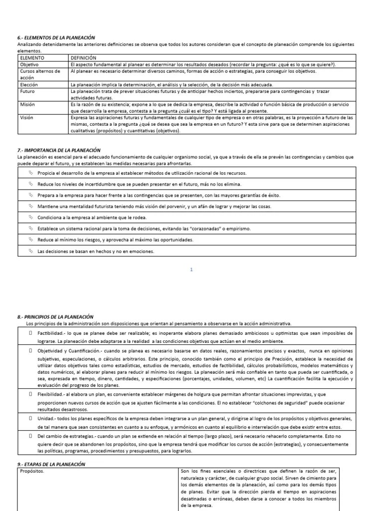 2a. Unidad Apuntes Nuevos De Administración 2023-1 | PDF ...