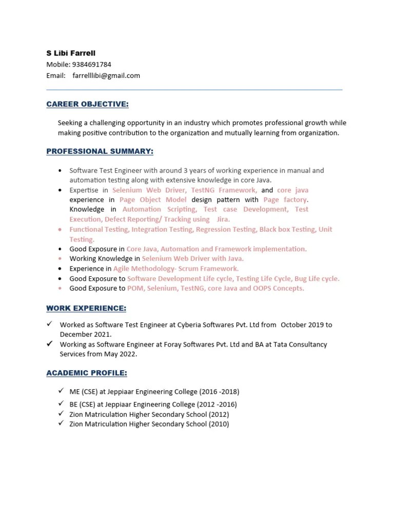 Jenifer S | PDF | Software Testing | Selenium (Software)